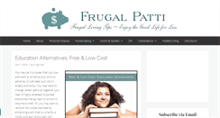 Desktop Screenshot of frugalpatti.com